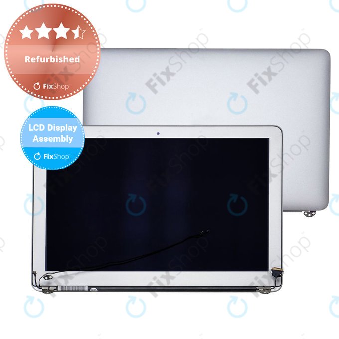 LCD дисплей за MacBook Air 13" A1466 (средата на 2010 – средата на 2012), предно стъкло, корпус, Refurbished