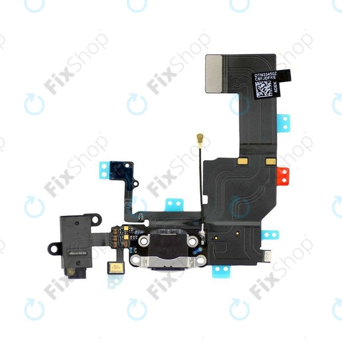 Конектор за зареждане с микрофон и жак конектор PCB за iPhone 5C
