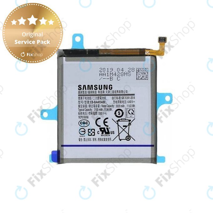 Батерия за Samsung A40 A405F, EB-BA405ABE, 3100mAh, GH82-19582A, Genuine Service Pack