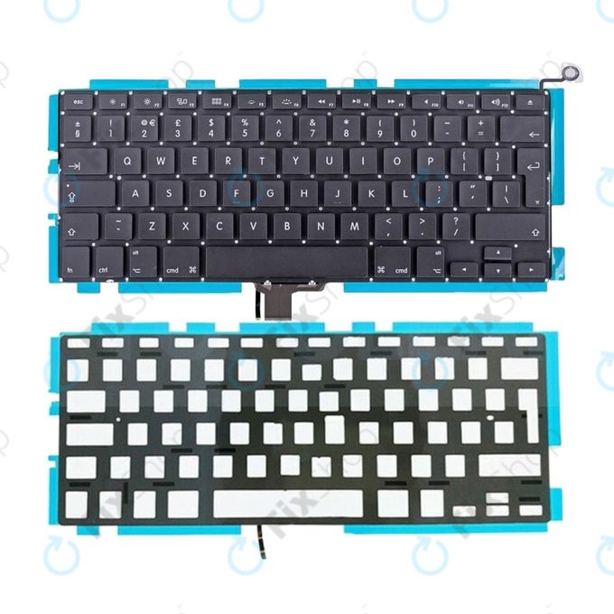 Клавиатура с подсветка за MacBook Pro 13" A1278 (средата на 2009 – средата на 2012), UK