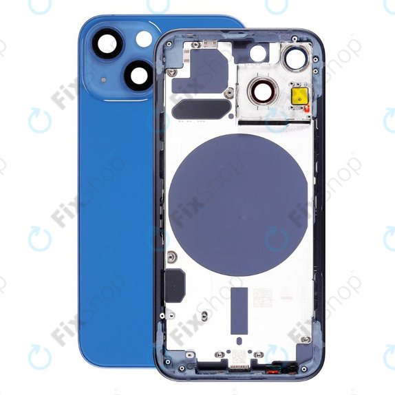 Заден калъф за iPhone 13 Mini, син, Blue