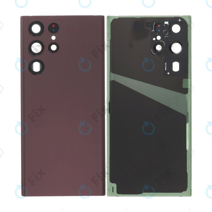 Заден капак комплект за Samsung S22 Ultra S908B, Burgundy