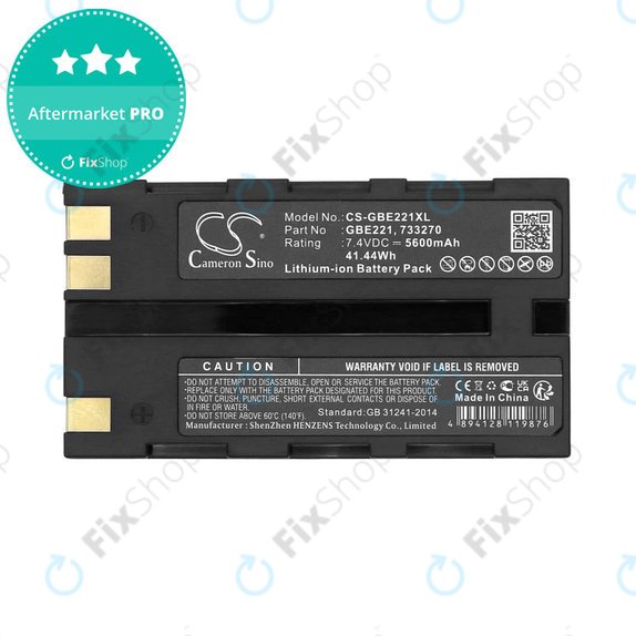 Батерия за Geomax Stonex R6, Zoom 35, 5600mAh, Li-Ion, 7.4V, ZBA200, HQ