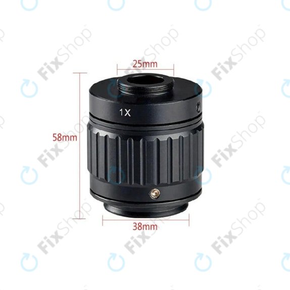 CTV адаптер 1X за тринокулярен микроскоп, C-Mount