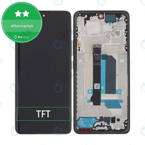 Дисплей за Xiaomi Redmi Note 14 Pro+ 5G , Midnight Black, Тъчскрийн с рамка