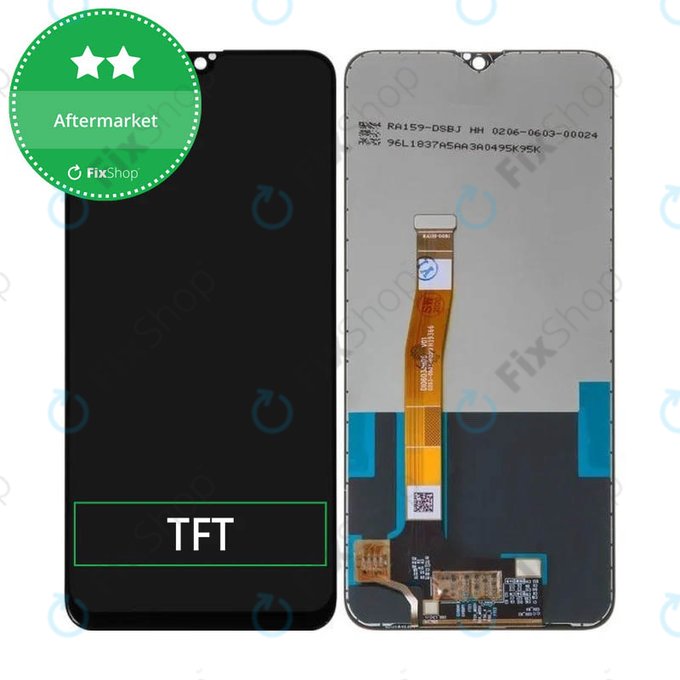 дисплей за Realme 5 Pro, Тъчскрийн без рамка, TFT