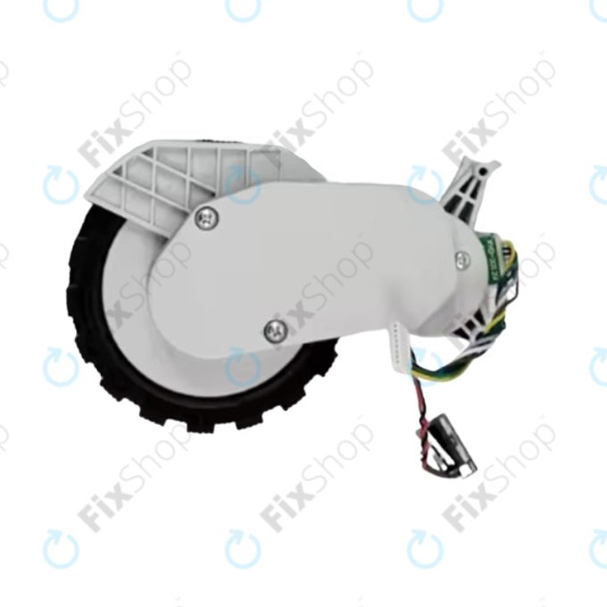 Колело с мотор дясно за Xiaomi Robot Vacuum X20, S10, Dreame X30, X20, X10 Pro, White, Бял