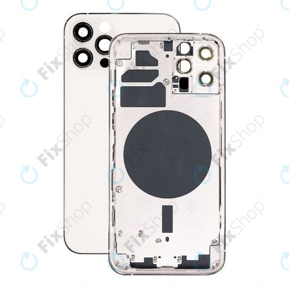 Заден калъф за iPhone 12 Pro, Сребро, Silver