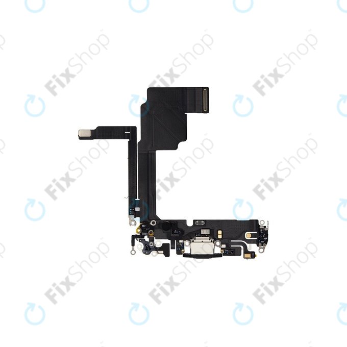 Конектор за зареждане с гъвкав кабел за iPhone 15 Pro, Black Titanium
