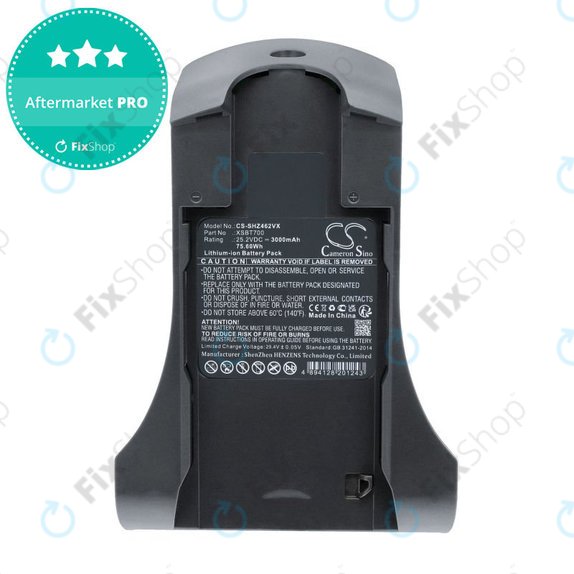 Батерия за Shark IZ, 3000mAh, Li-Ion, 25.2V, XSBT700, HQ