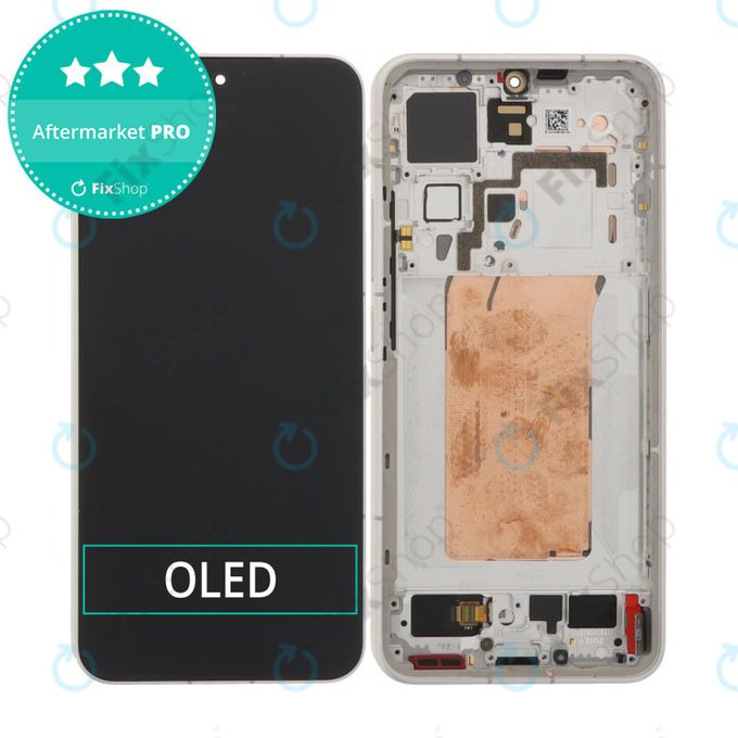 Дисплей OLED за Xiaomi 15 5G, White, Тъчскрийн с рамка