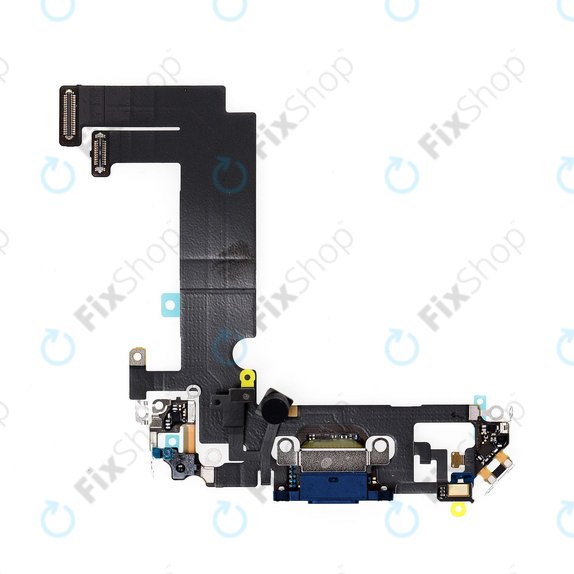 Конектор за зареждане с гъвкав кабел за iPhone 12 Mini, син, Blue