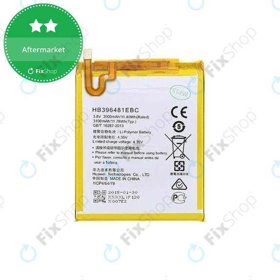 Батерия за Huawei G8, Y6 II, Honor 5X, HB396481EBC, 3100mAh
