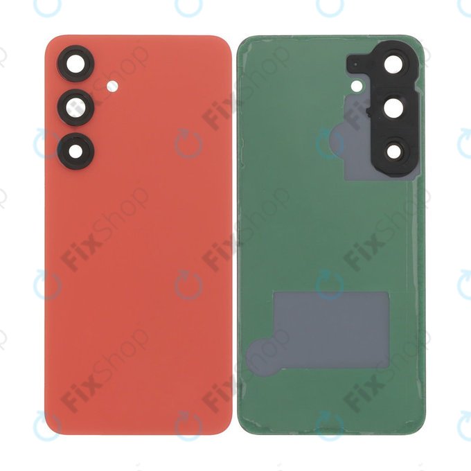 Заден капак комплект за Samsung S25 Plus, Coralred