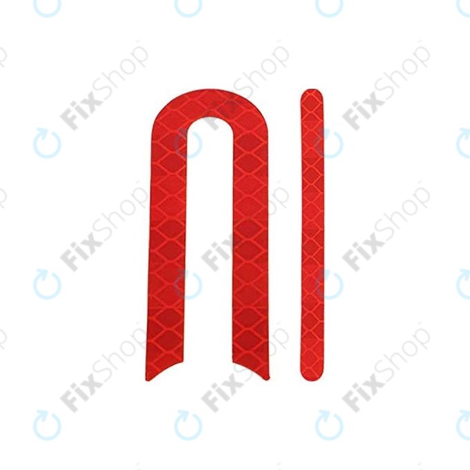 Рефлекторни стикери пълен комплект за Xiaomi Mi Electric Scooter 2 M365, Red, Червен