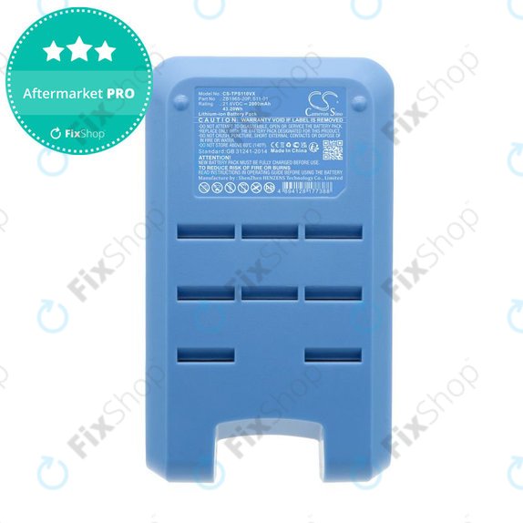 Батерия за Tineco Pure One S11, A11, 2000mAh, Li-Ion, 21.6V, ZB1965-20P, HQ