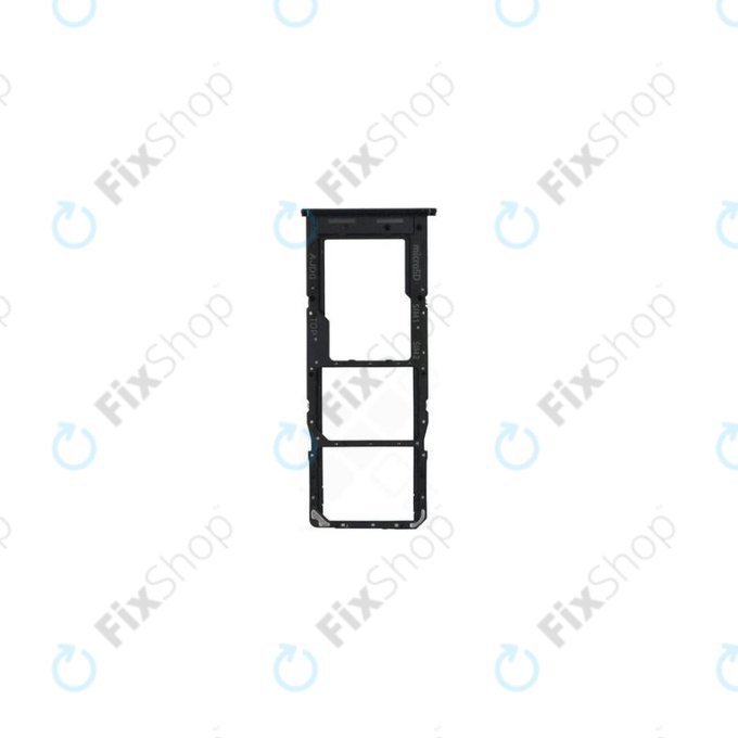 SIM държач за Samsung A04S A047F, GH98-47703A, черен, Black, Genuine Service Pack