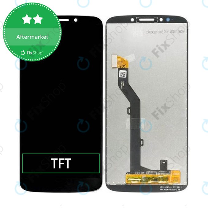 дисплей за Motorola Moto G6 Play XT1922, Тъчскрийн без рамка, черен, Black, TFT