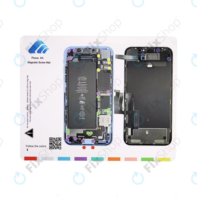 Магнитна подложка за винтове за iPhone XR