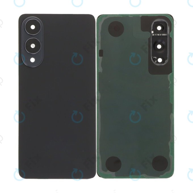 Заден капак комплект за Samsung S25 Edge, Titanium Black