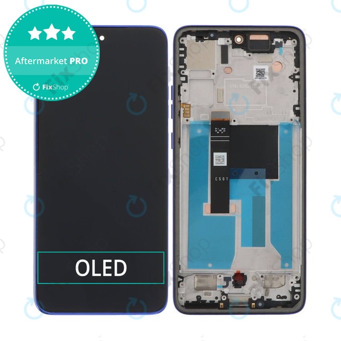 Дисплей OLED за Motorola Edge 50 Neo, Nautical Blue, Тъчскрийн с рамка