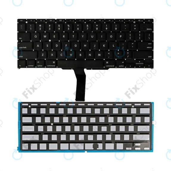 Клавиатура с подсветка за MacBook Air 11" A1370 (късна 2010 – средата на 2011), A1465 (средата на 2011 – ранна 2015), US