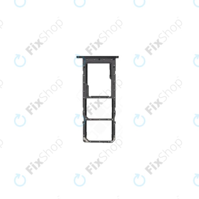 SIM държач за Samsung A03s A037G, GH81-21254A, черен, Black, Genuine Service Pack