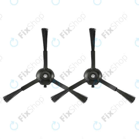 Странична четка, 2 бр., Черна за Roborock Qrevo MaxV, Pro, Plus, S
