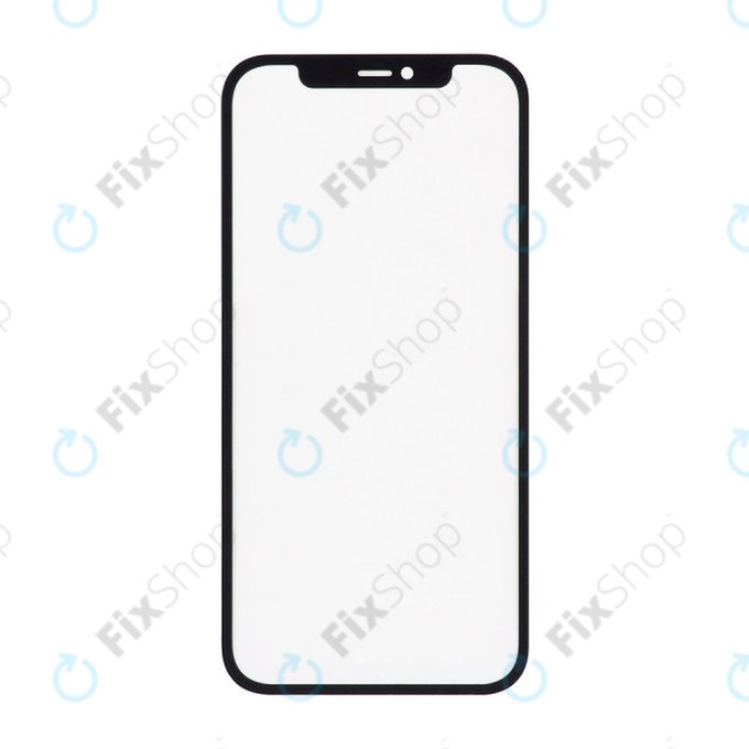 Силиконово стъкло за предна част с OCA лепенка за iPhone 12, 12 Pro