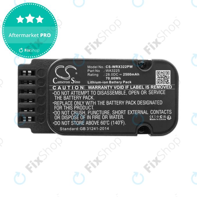Батерия за Worx Landroid WG790, WG796, L1500, L2000, 2500mAh, Li-Ion, 28V, WA3225, HQ