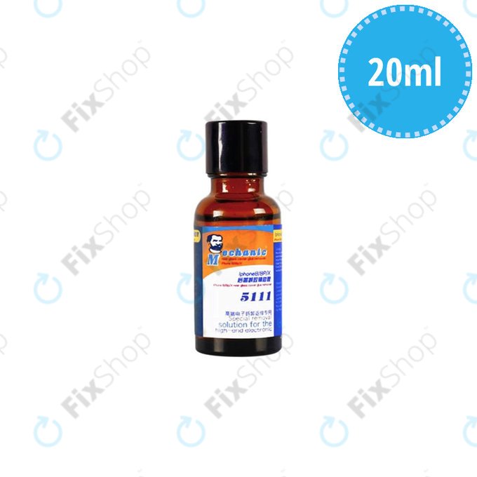 Премахвач на лепило за задно стъкло (iPhone 8 – 14 Pro Max) – 20ml, Mechanic 5111