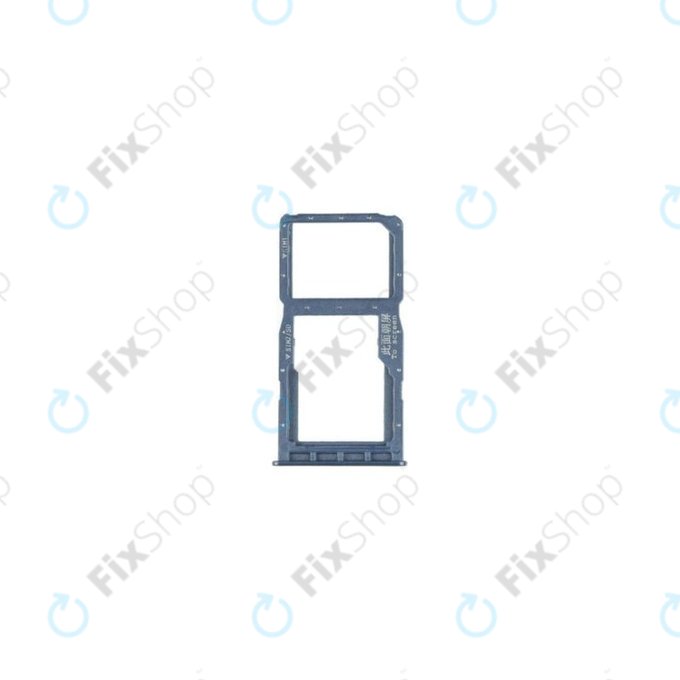 SIM/SD държач за Huawei P30 Lite, 51661LWN, 51661NAN, Peacock Blue, Genuine Service Pack