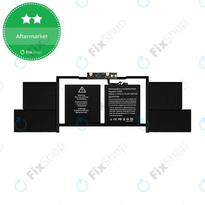 батерия за MacBook Pro 15" A1707 (късно 2016 – средата на 2017), A1820, 6667mAh