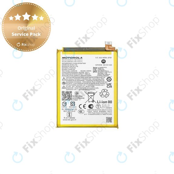 Батерия QF50 5000mAh за Motorola Moto G04, G24, G34, QF50, 5000mAh, SB18E20083, Genuine Service Pack