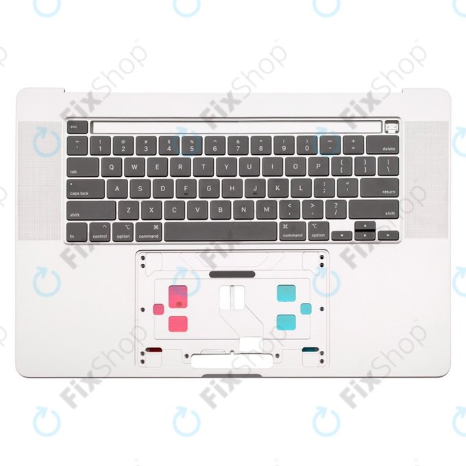 Горна рамка с клавиатура за MacBook Pro 16" A2141 (2019), UK, Сребрист