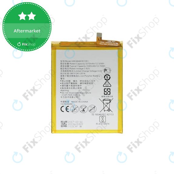 Батерия за Huawei Honor 6X (BLN-L21), HB386483ECW, 3340mAh