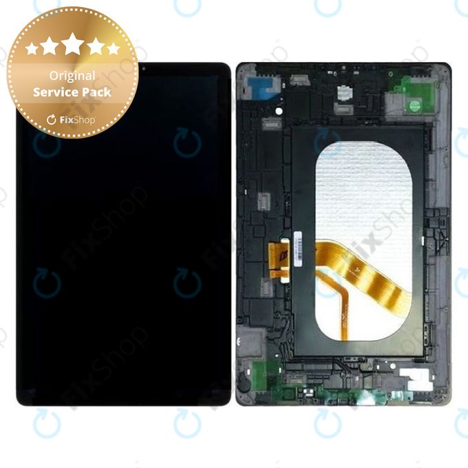 LCD дисплей за Samsung Tab S4 10.5 T830, T835, Тъчскрийн и рамка, черен, Black, GH97-22199A, Genuine Service Pack