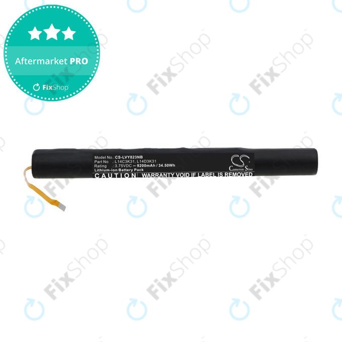 Батерия за Lenovo Yoga Tablet 2, 9200mAh, Li-Ion, 3.75V, L14C3K31, HQ