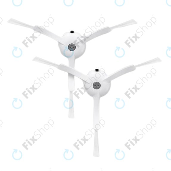 Странична четка, 2 бр., Бяла за Roborock Qrevo MaxV, Pro, Plus, S