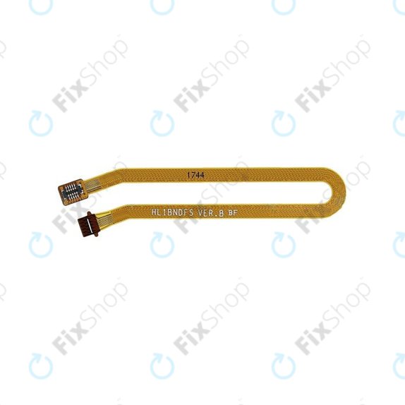 Сензор за пръстов отпечатък с гъвкав кабел за Huawei Honor 7X, 03024MAK, Genuine Service Pack