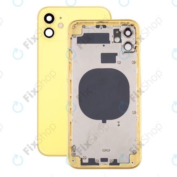 Заден калъф за iPhone 11, жълт, Yellow