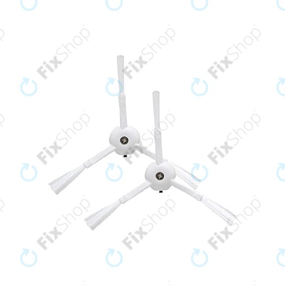 Странична четка за Xiaomi Mi Robot Vacuum Mop 1S, 2 Lite, 2 Pro, Roborock S5, S7 MaxV Ultra, S8, S8+, S8 Pro Ultra, Xiaowa E2, Lite C10, бял, White, 2бр.