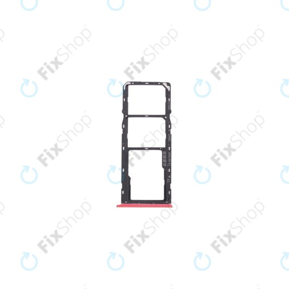 SIM държач за Realme C12 RMX2189, Coral Red