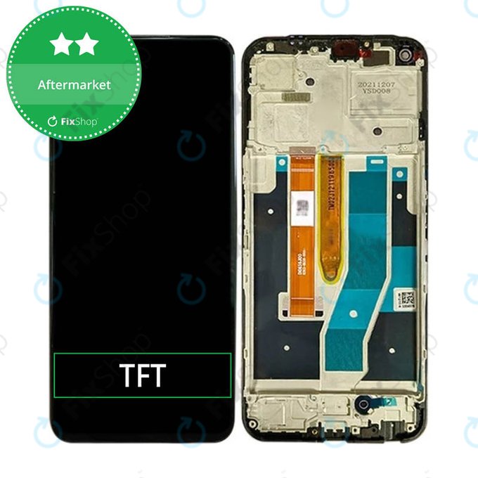 дисплей за OnePlus Nord CE 2 Lite 5G CPH2381, Тъчскрийн и рамка, черен, Black, TFT
