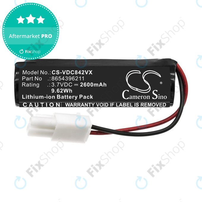 Батерия за Vileda Quick & Clean, 2600mAh, Li-Ion, 3.7V, 8654396211, HQ