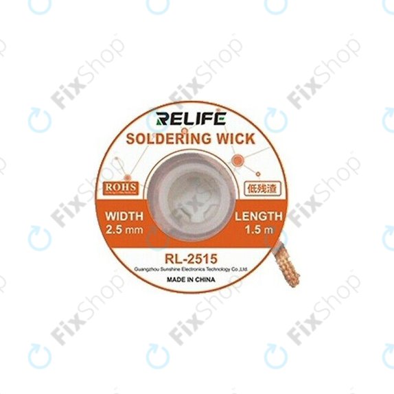 Мощна оплетка за отпояване (2.5mm), Relife RL-2515
