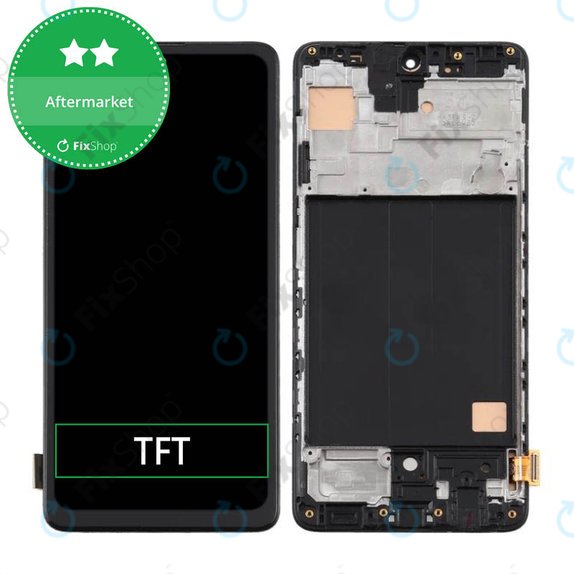 дисплей за Samsung A51 A515F, Тъчскрийн и рамка, TFT