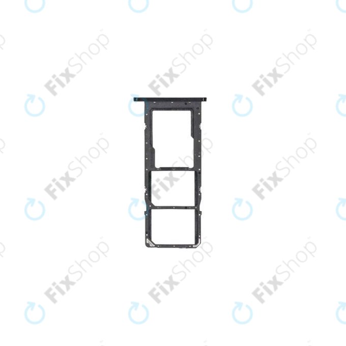 SIM държач за Samsung A02s A025F, GH81-20134A, черен, Black, Genuine Service Pack