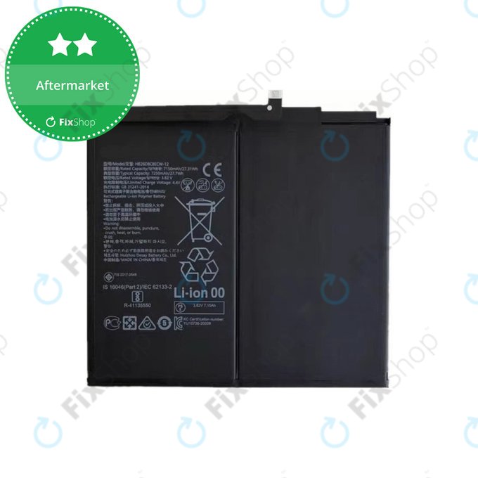 Батерия за Huawei MatePad 11 (2021), HB26D8C8ECW, 7250mAh