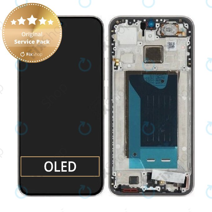 Дисплей за Xiaomi 15T, Rose Gold, Тъчскрийн с рамка, 5600030O12A00, Genuine Service Pack